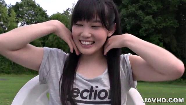 パイパン美少女春日野結衣～野外昇天オナニー