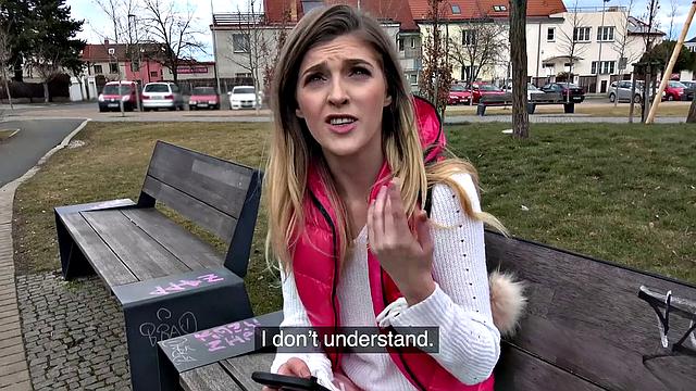 Brit gets fucked hard under the bridge