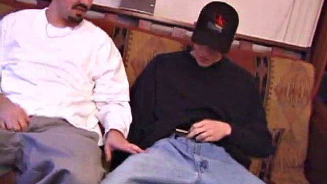 Sean and Shane stroke each other and suck cock together