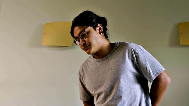 daddy4k. tough man tempts son's gf into hot sex full of primal passion