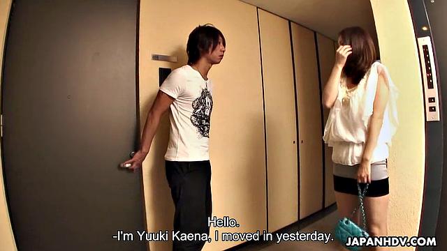 Slutty Miu Tamura drilled by her neighbor