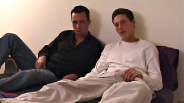 Allen and Seth trade slow, deep cock sucking until neither can hold back