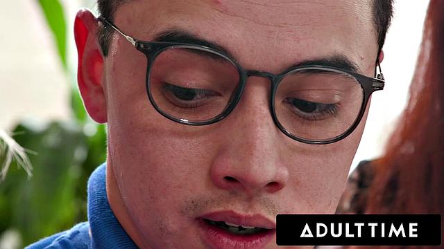 ADULT TIME - Horny MILFs GANGBANG Tech Nerd! Syren De Mer, Alexis Malone, Linda Lan & MORE!