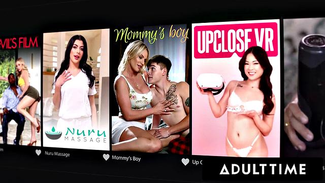 ADULT TIME - Horny MILFs GANGBANG Tech Nerd! Syren De Mer, Alexis Malone, Linda Lan & MORE!