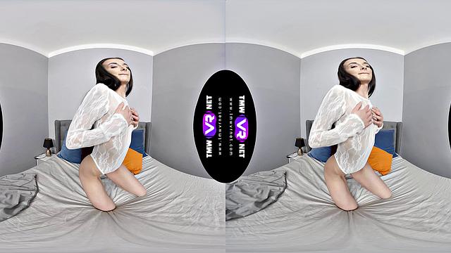 Early riser rubs in bed