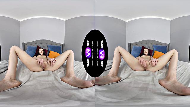 Early riser rubs in bed