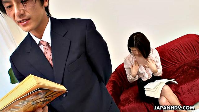 Fine lady Tsubaki gets nailed by lover