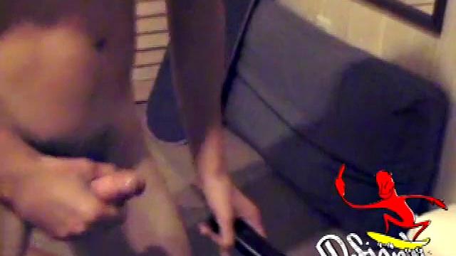 Fabulously lean and smooth Jayden works his cock inside his boxers. With the usual noisy straight porn playing in the background, Jayden gives himself a vigorous hand job.