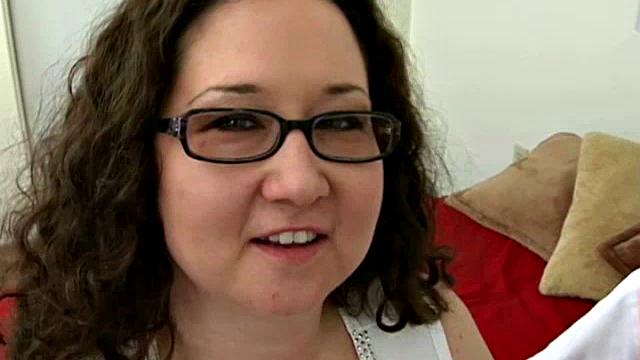 Busty BBW Showing Her Goods