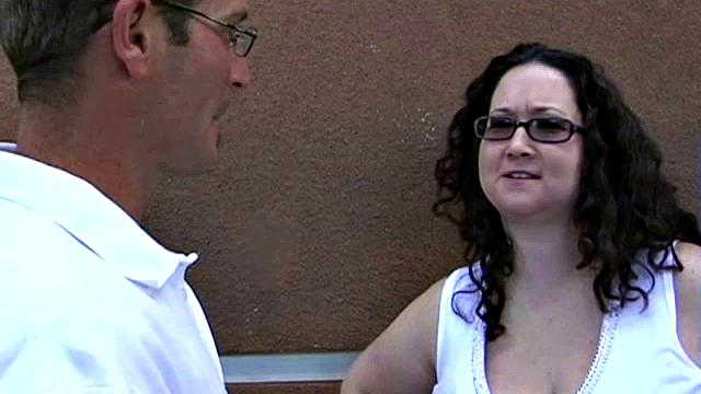 Busty BBW Showing Her Goods