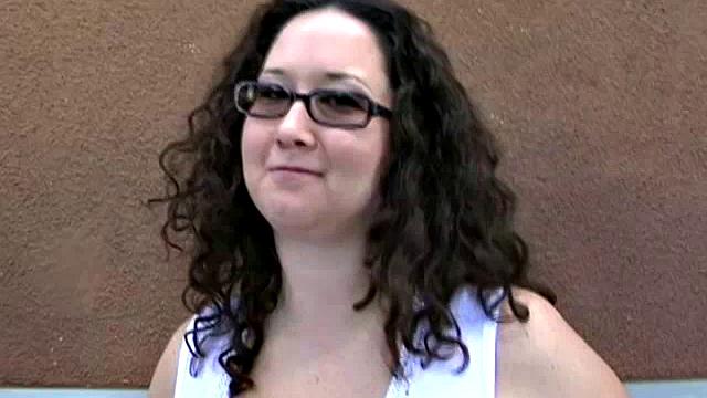 Busty BBW Showing Her Goods