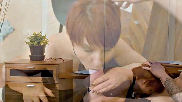 Husband's coworker bangs strict matricidal teacher while husband's away