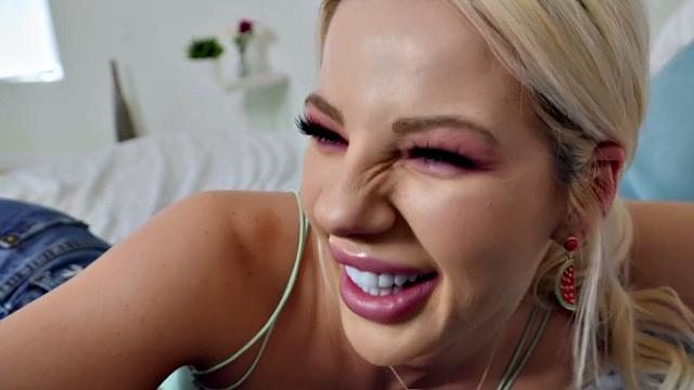 Teen sharing boyfriends cock in threeway in kinky session