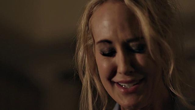 Seducing lesbian scissors 19yo after sensual kissing