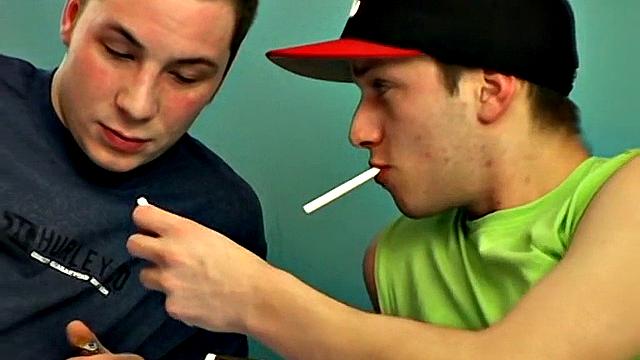 Straight Buddies Smoke and Fuck! - Straight Buddies Smoke Sex!