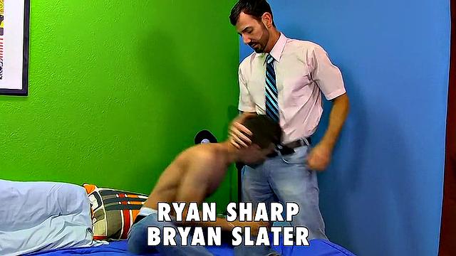 Bryan Slater & Ryan Sharp Take Turns Riding Each Other's Twinky Ass