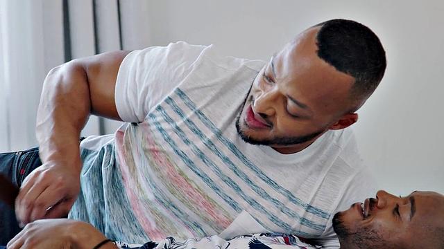 BBC pounding muscle BF asshole in passionate affair