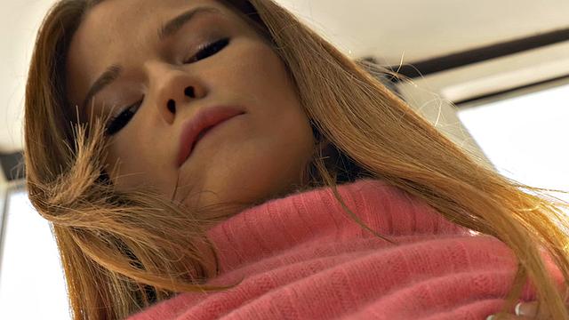 Masturbation with a V