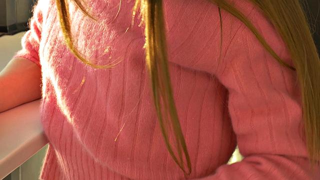 Masturbation with a V