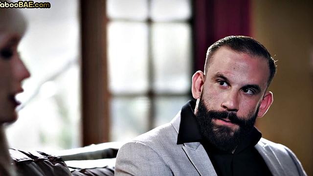 Inked cheating babe doggystyled in her tight pussy