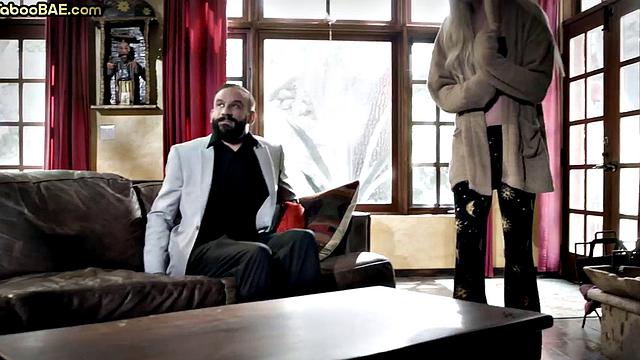 Inked cheating babe doggystyled in her tight pussy