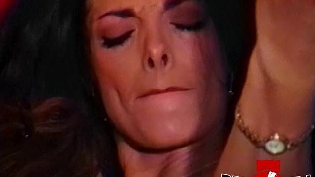 Toying lesbians drilling asses and pussies in group