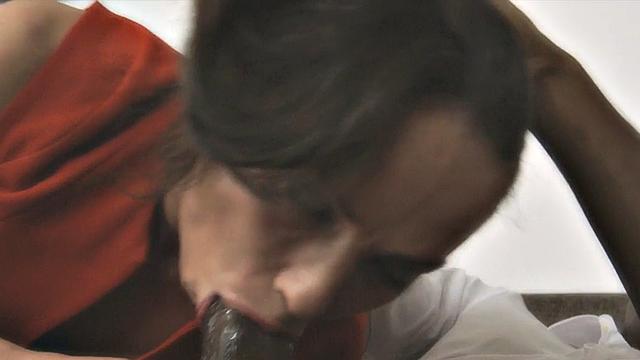 Assfucked amatuer babe sucks BBC after pussylicking