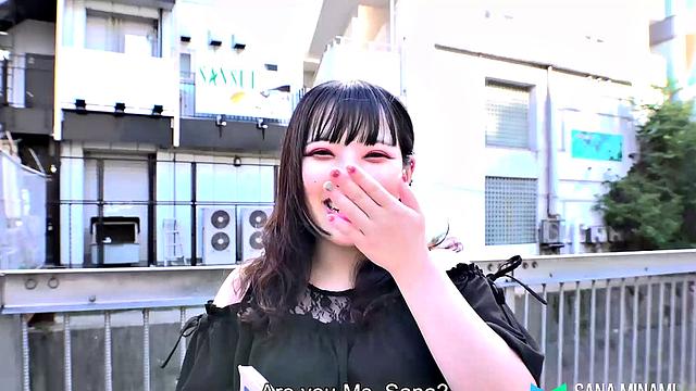 Sexy Japanese babe Sana Minami sucks a cock and gets fucked too