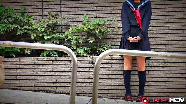 Fu Sazanami in an old uniform