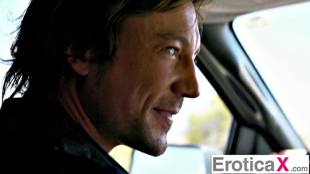 EroticaX - Hitchhiking Beauty Makes Love with Stranger