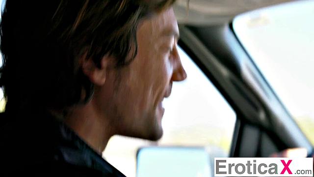 EroticaX - Hitchhiking Beauty Makes Love with Stranger