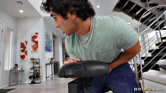 Threesome with Flaky Girlfriend and Fit MILF