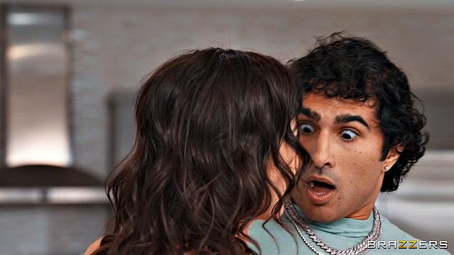 Threesome with Flaky Girlfriend and Fit MILF