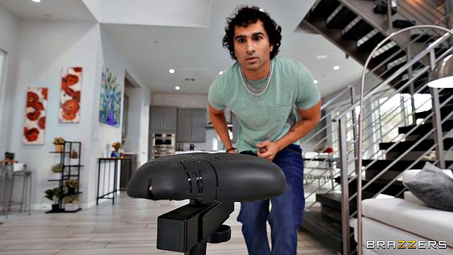 Threesome with Flaky Girlfriend and Fit MILF