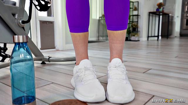 Threesome with Flaky Girlfriend and Fit MILF