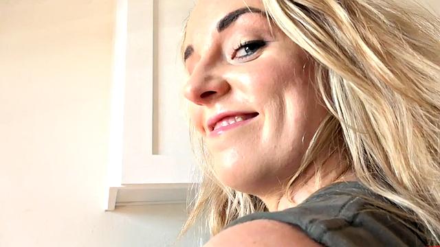 Amateur anal babe assfucked after casting by BWC at home