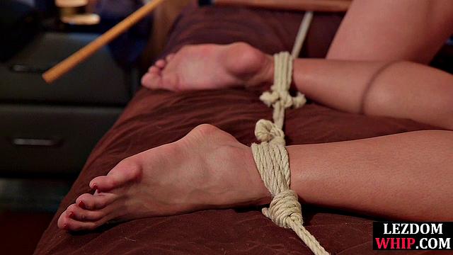 Lez babe satisfying her mistress