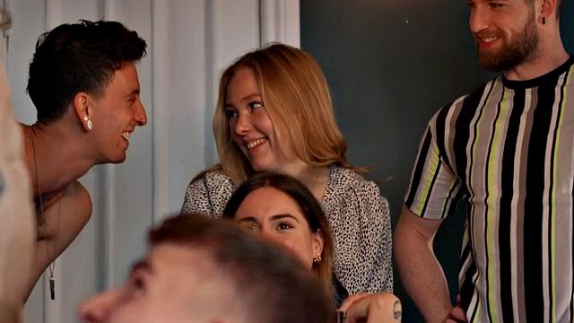 Dominant jocks fucks 21yo after game while friends watch