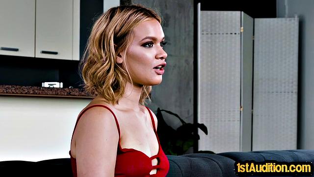 Big ass high heels babe pounded on casting