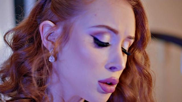 British babe with a tattoo gets her trimmed pussy pounded in hotel room