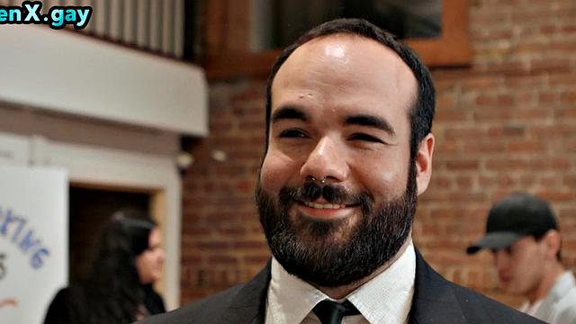 Hairy gay enjoys riding big cock while fucking