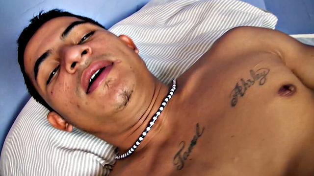 I decided to have Ethan back for a solo jerk off, so everyone could enjoy a good long look at this man naked and stroking that big uncut cock.