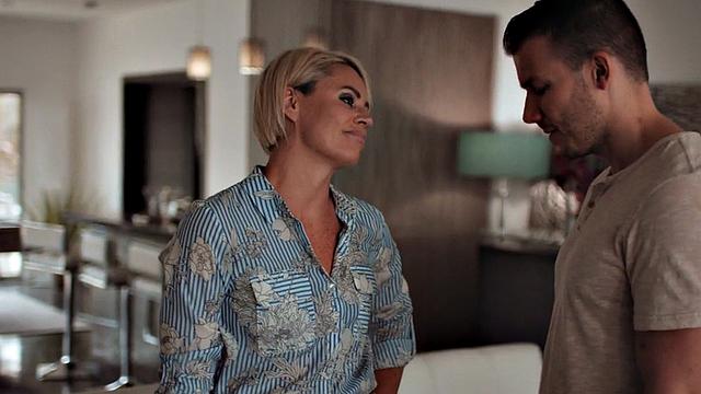 Sinning stepmom rides stepsons cock in cowgirl