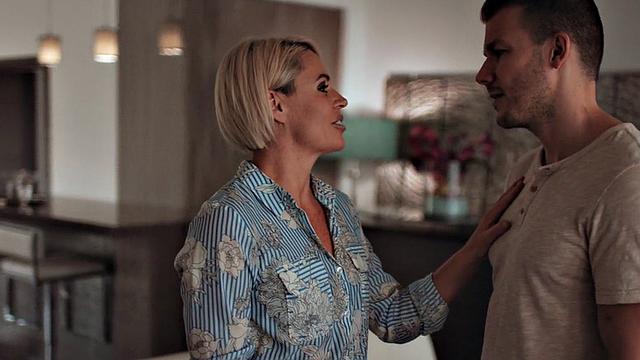 Sinning stepmom rides stepsons cock in cowgirl