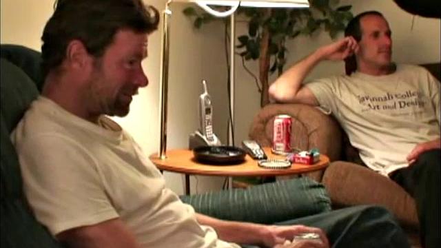 This Buddies video is a prime example of how opposites attract. Good old country boy Steve, and his Yankee roommate Jersey, get home and need a little loving relaxation.