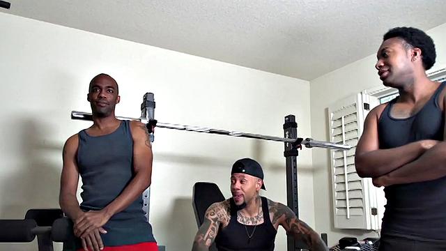 Interracial Playground: Della Dane Three Holes Waiting