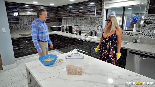 Slippery When MILF Bangs Stepson