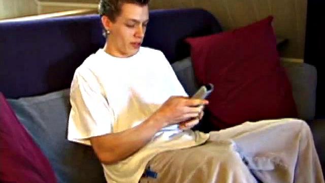 Young Shane Stroking Dick
