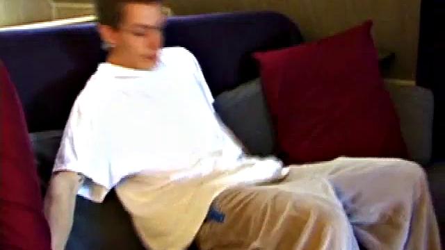 Young Shane Stroking Dick