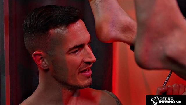 Restrained Sub Prolapsed By Dom - FistingInferno